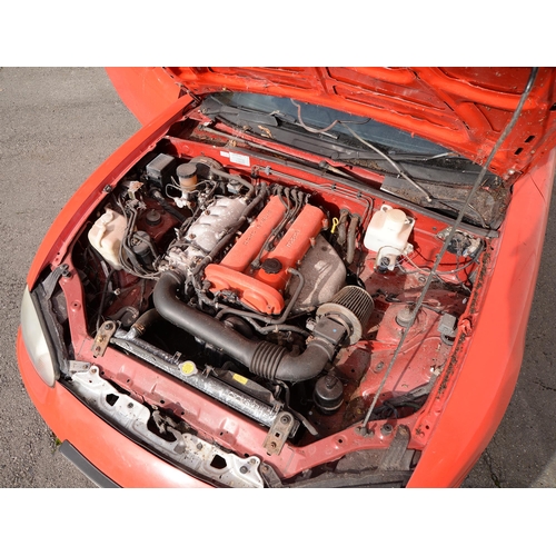 551 - Motor Car. 1999 Mazda MX-5, V156 YOG, 2 door, classic red, petrol, manual, 1840cc, first registratio... 