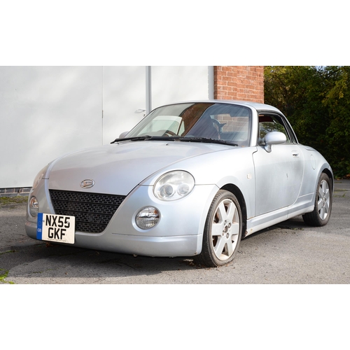 552 - Motor Car. 2005 Daihatsu Copen Cabriolet, NX55 GKF, 2 door, silver, petrol, manual, 659cc, first reg... 