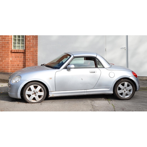 552 - Motor Car. 2005 Daihatsu Copen Cabriolet, NX55 GKF, 2 door, silver, petrol, manual, 659cc, first reg... 