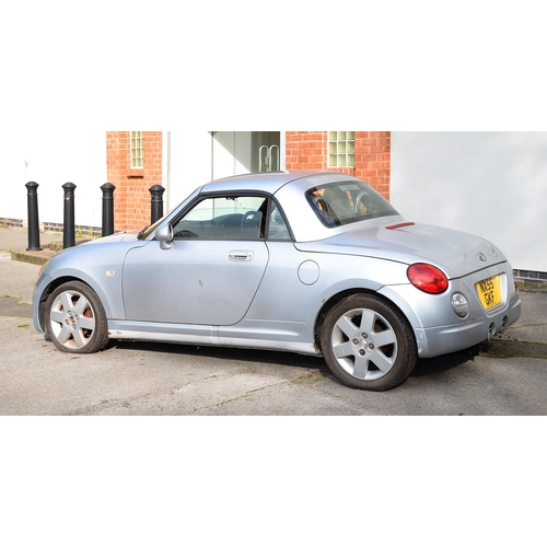 552 - Motor Car. 2005 Daihatsu Copen Cabriolet, NX55 GKF, 2 door, silver, petrol, manual, 659cc, first reg... 