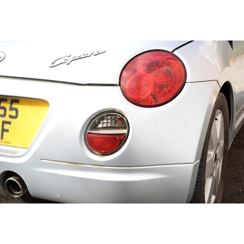 552 - Motor Car. 2005 Daihatsu Copen Cabriolet, NX55 GKF, 2 door, silver, petrol, manual, 659cc, first reg... 