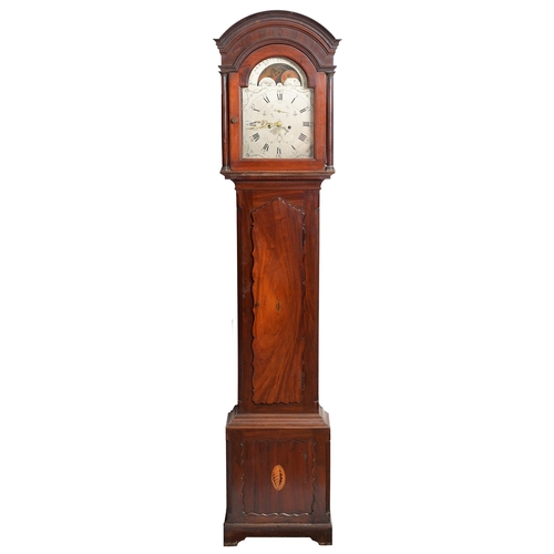 739 - A George III walnut eight-day longcase clock, Richard Alexander, Chippenham, the 11.5 inch breakarch... 