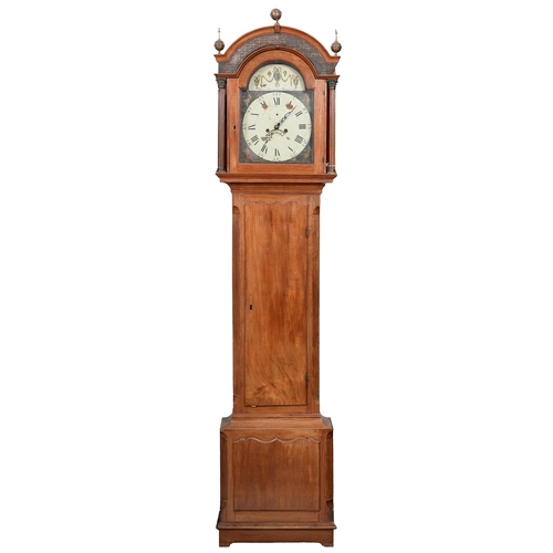 741 - A George III walnut eight-day longcase clock, William Winston, Hereford, the 12 inch breakarched and... 