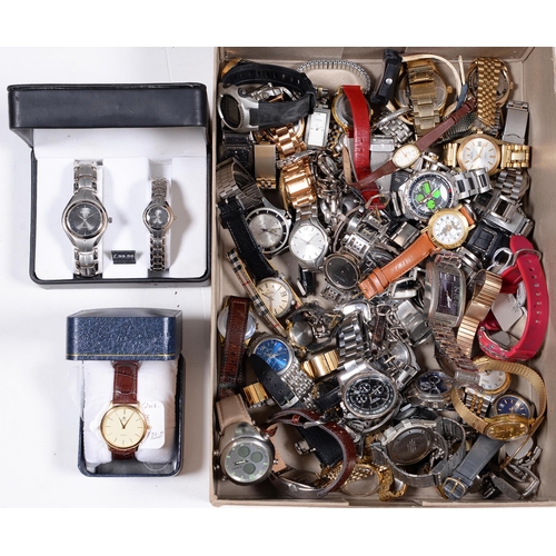 833 - Miscellaneous wristwatches, including Seiko, Timex and Sekonda