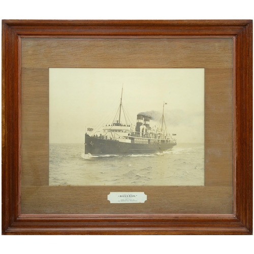 874 - A large maritime albumen print, c 1903-04, Turbine Steamer - 