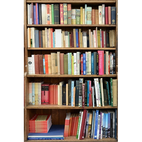 890 - Books. Six shelves of general stock, early 20th c and later, including hunting, riding, and other co... 