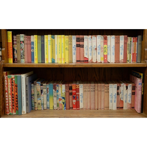 926 - Children's Books. Four shelves, mid-20th c and later, including 1947 and later Rupert annuals, mixed... 