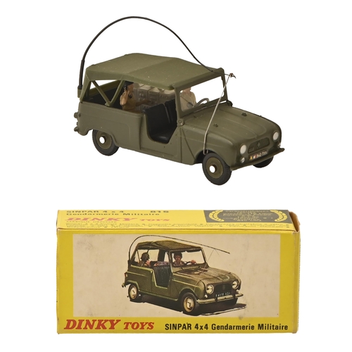 646 - Dinky toys. An 815 SINPAR 4x4 Gendarmerie Militaire (boxed)