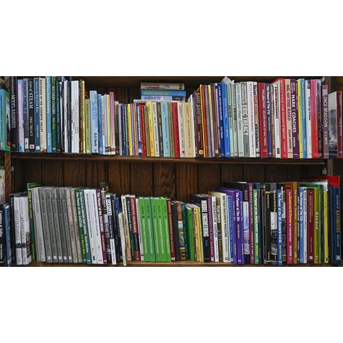 822 - Books. Transport, Railwayana, two shelves of reference works and general stock, late 20th c and late... 