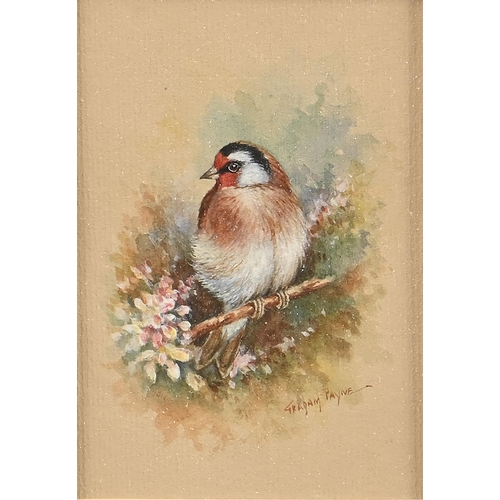 889 - Graham Payne, 20th/21st century – Goldfinch; Bluetit, a pair, both signed, watercolour and bod... 