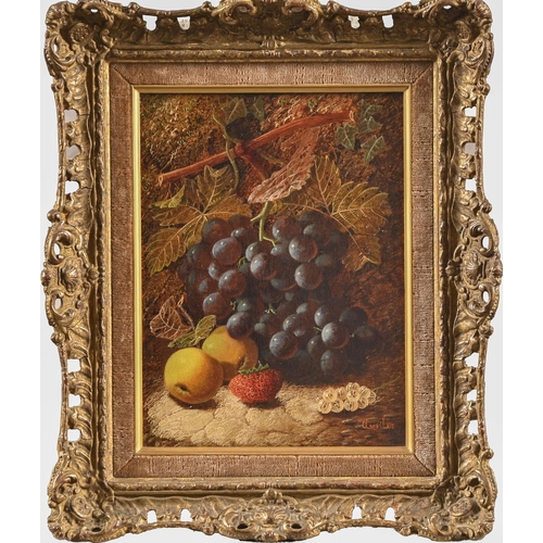 890 - Oliver Clare (1852-1927) - Still Lifes with Fruit, a pair, both signed (in red), oil on canvas, 29.5... 