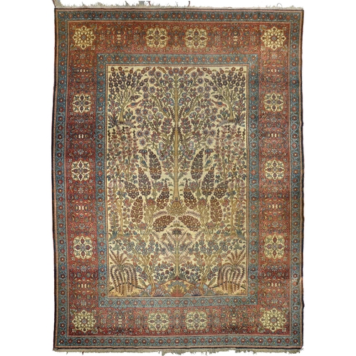 945 - A North West Persian tree of life carpet, 259 x 365cm