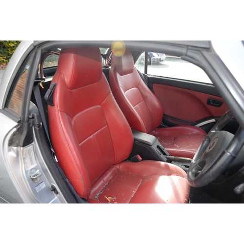 654A - Motor Car. 2005 Daihatsu Copen Cabriolet, NX55 GKF, 2 door, silver, petrol, manual, 659cc, first reg... 