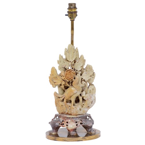 410 - A French porcelain mounted giltmetal mantle clock, 19th c, the movement and case inscribed Brevet, 3... 