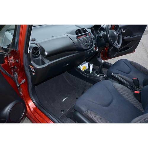 199 - Motor Car. 2015 Honda Jazz, FN15 OGT, 4 doors, red, petrol, manual, 1339cc, first registration 6th M... 