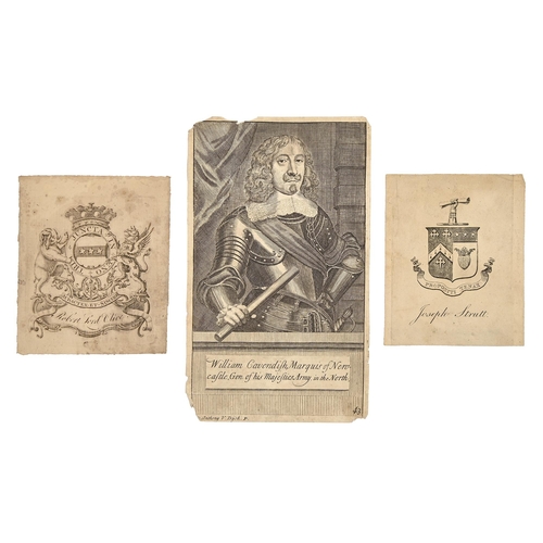 250 - Bookplates/Ex-Libris. British India: an armorial bookplate, Robert Lord Clive (aka Clive of India; 1... 