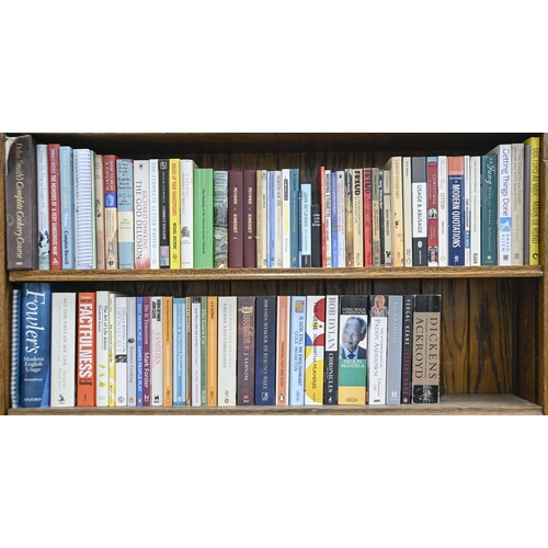 445 - Books. Four and a quarter shelves of general stock, 20th/21st, non-fiction and fiction, mixed b... 