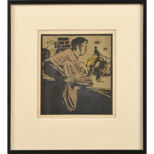 549 - After Sir William Nicholson (1872-1949) - News-Boy, the City; Hawker, Kensington, two of the London ... 