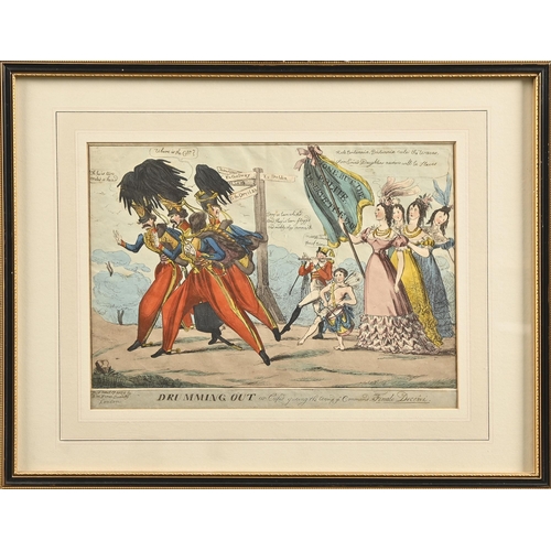 551 - Caricatures. John Lewis Marks (fl. 1814-1832) - Chesterfield sent to Coventry, or a D... 