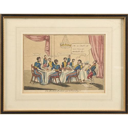 551 - Caricatures. John Lewis Marks (fl. 1814-1832) - Chesterfield sent to Coventry, or a D... 