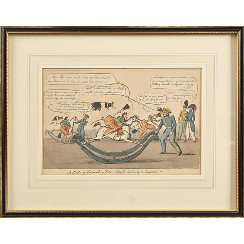 551 - Caricatures. John Lewis Marks (fl. 1814-1832) - Chesterfield sent to Coventry, or a D... 