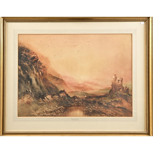 559 - Henry Barlow Carter (1804-1868) - Edinburgh, signed and dated 1859, inscribed and titled mount, wate... 