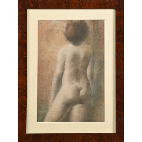 562 - Glan Williams (Welsh; 1912-1986) - Study of a Female Nude, pastel, 45 x 29.5cm, another two smaller,... 