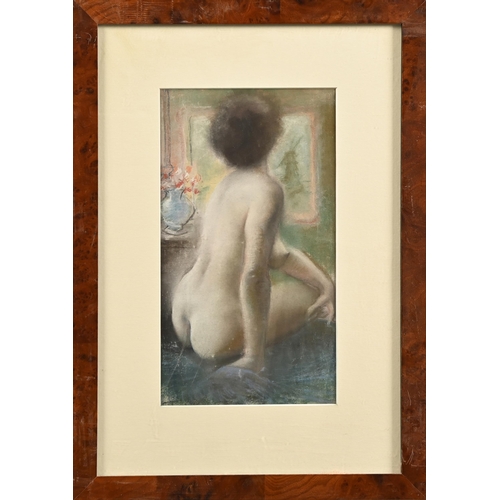 562 - Glan Williams (Welsh; 1912-1986) - Study of a Female Nude, pastel, 45 x 29.5cm, another two smaller,... 