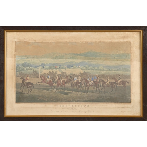 565 - Horse Racing. Edward Gilbert Hester (1843-1903) after John Sturgess - Punchestown: Conyngham Cup 187... 