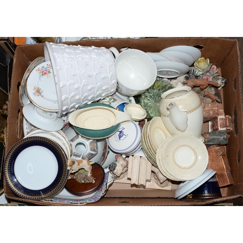 748 - Miscellaneous ceramics, including Paragon, Wedgwood and Noritake teawares, Portmeirion and other dec... 