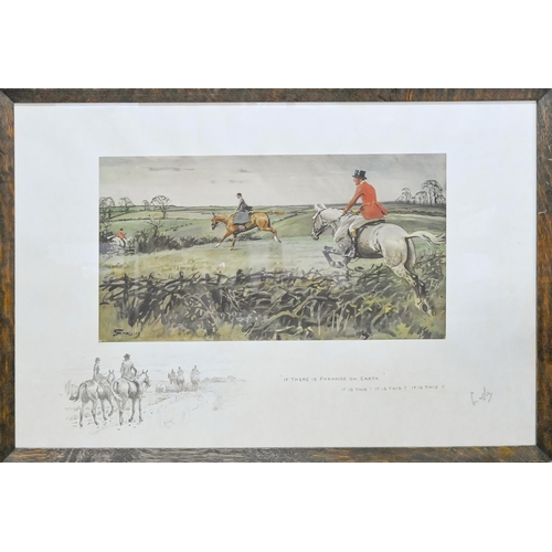 790 - Miscellaneous fox hunting and equestrian related pictures and prints, 19th c and later... 