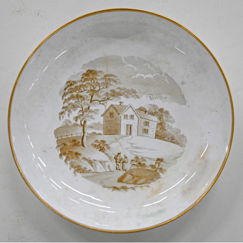 95 - Miscellaneous English porcelain dessert plates, c1820-1830, to include Chamberlain's Worcester and C... 