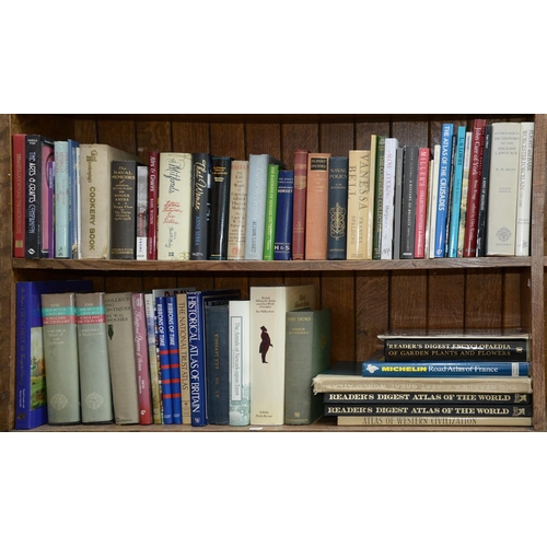 633 - Books. Three shelves of general stock, early 20th c and later, including an early 20th c edition of ... 