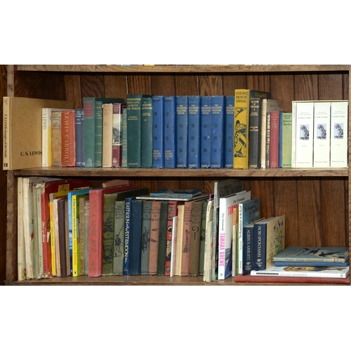 640 - Books. Twelve shelves of general stock, late 19th c and later, including Italian art and history, Br... 