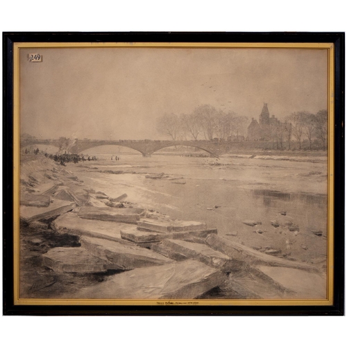 733 - Thomas William Hammond (1854-1935) - Trent Bridge Nottingham, February 16 1895, signed, pencil and c... 