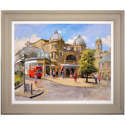 798 - Haidee Jo Summers (1971- ) - Buxton Opera House, signed, oil on board, 60 x 75.5cm