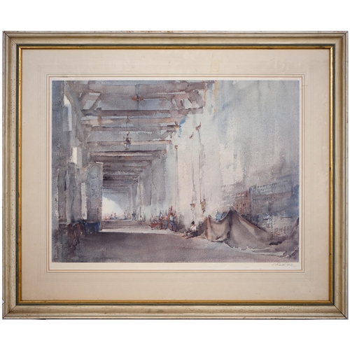 873 - Sir William Russell Flint RA, PRWS, RSW (1880-1969) - White Interior Chateauneuf sur Loire, reproduc... 