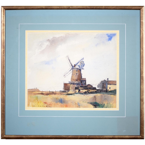 899 - Stan Price (1919-2001) - Cley Windmill, Norfolk, signed, watercolour, 34 x 40.5cm