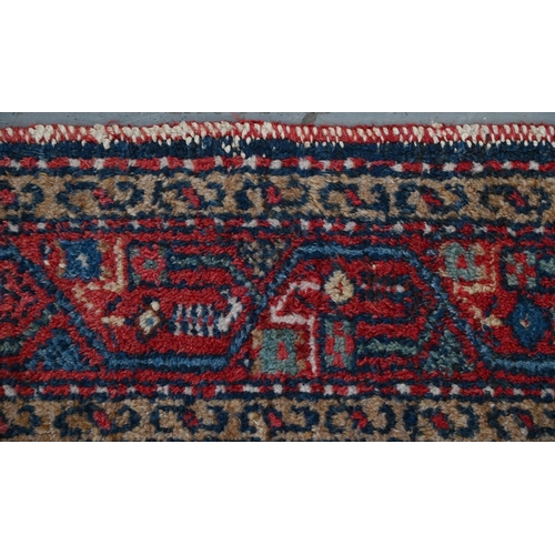 940 - A Middle Eastern rug, 133 x 115cm and another, smaller, 123 x 79cm