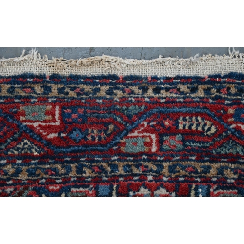 940 - A Middle Eastern rug, 133 x 115cm and another, smaller, 123 x 79cm