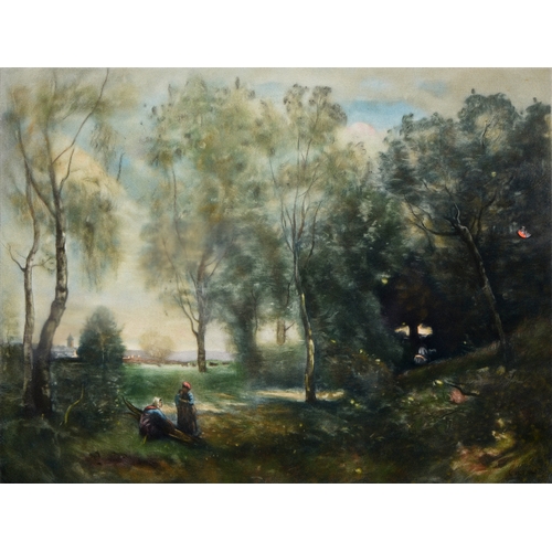 885 - Arthur Aspinall (fl. early 20th century) - Near Moulsford Berkshire, signed, watercolour, 25 x 33cm,... 