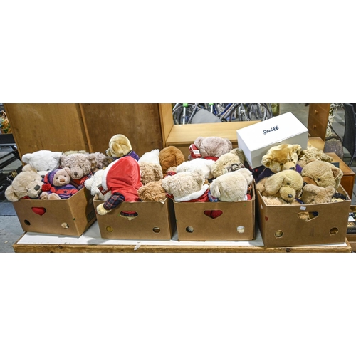 1162 - Miscellaneous stuffed toys, mainly Harrods teddy bears (approx 30)