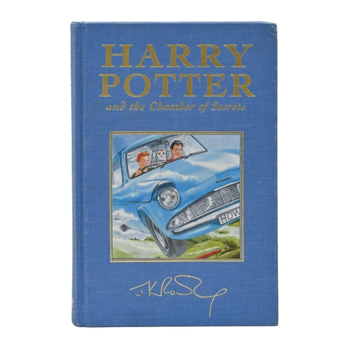 125 - Rowling (J.K.), Harry Potter and the Chamber of Secrets, signed by the illustrator Cliff Wright, fir... 