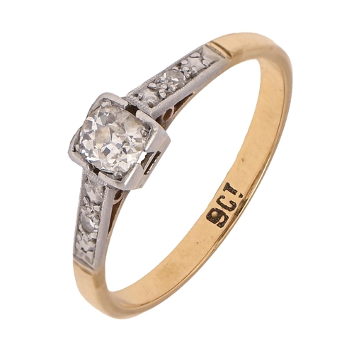 261 - A diamond ring, 2g, size M