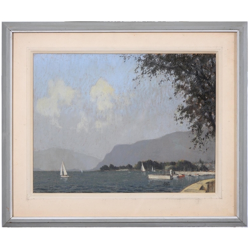 786 - Captain Arthur Lucius Falkland Cary (1894-1968) - Le Grand Port, Lac du Bourget, signed, titled and ... 