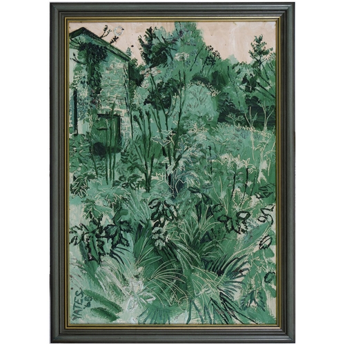 799 - Fred Yates (1922-2008) - In a Garden, signed and dated '68, oil on hardboard, 88 x 59.5cmPainted in ... 