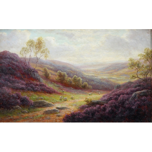 822 - William Mellor (1851-1931) - Thornton Ghyll Ingleton; Nidderdale from the Moors, a pair, both signed... 