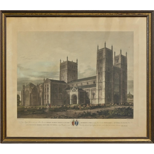 861 - Richard Reeve (1780-1835) after John Buckler (1770-1851) - North West View of the Collegiate Church ... 