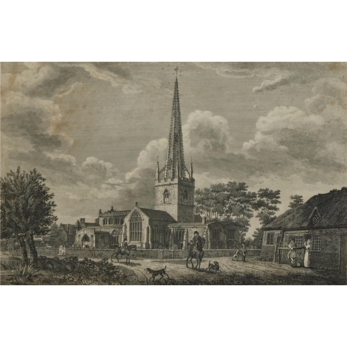 861 - Richard Reeve (1780-1835) after John Buckler (1770-1851) - North West View of the Collegiate Church ... 