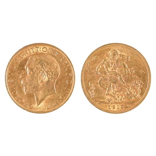 379 - Gold coin. Sovereign 1912